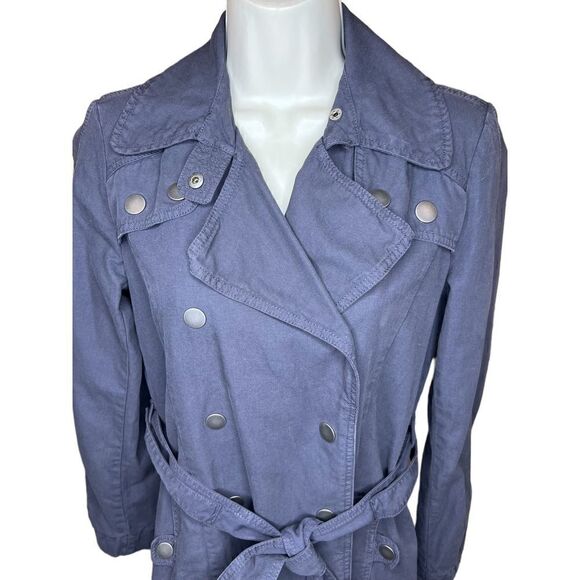 James Perse Grey Cotton Utility Coat NWT Size 1 (Small) - Picture 2 of 6